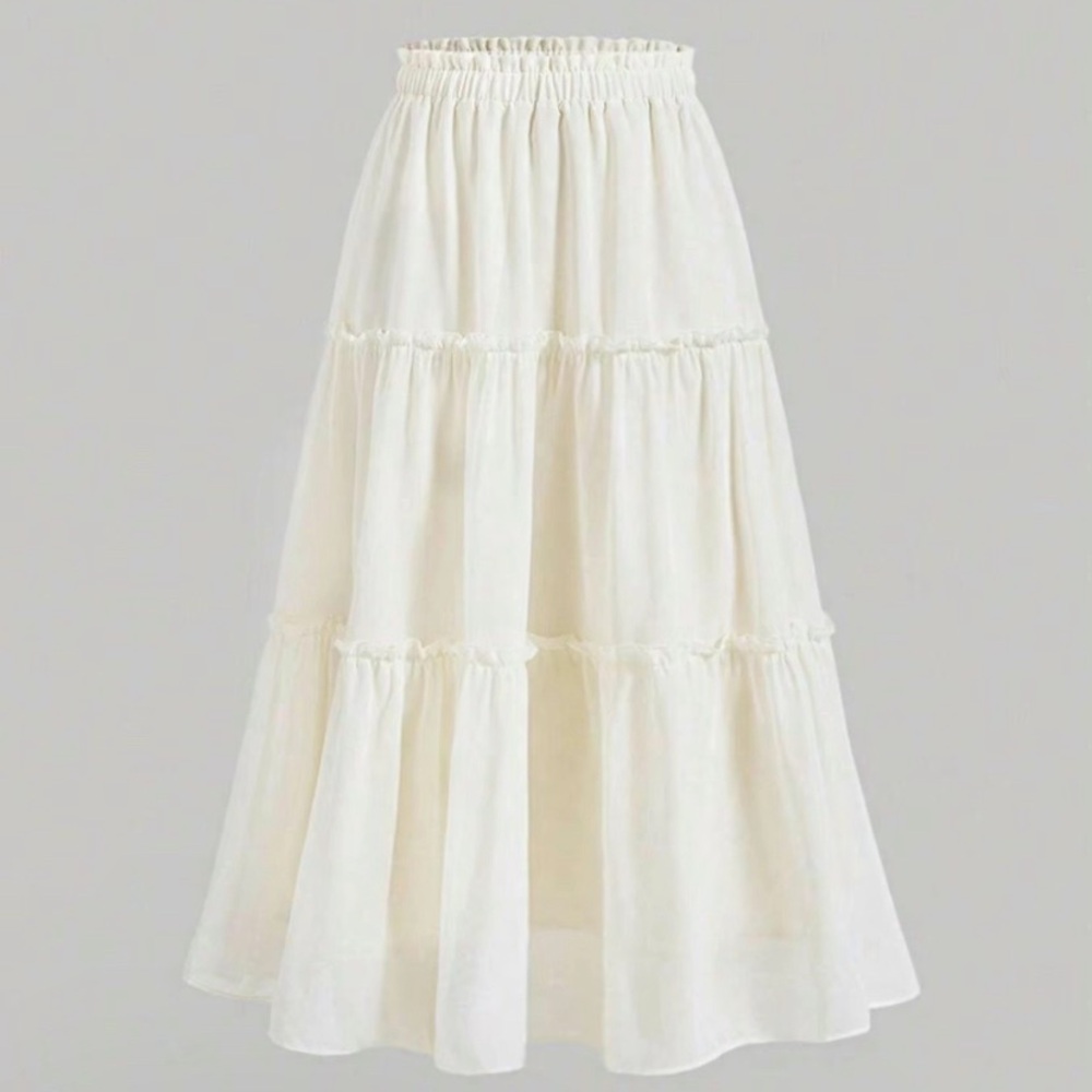 White skirt